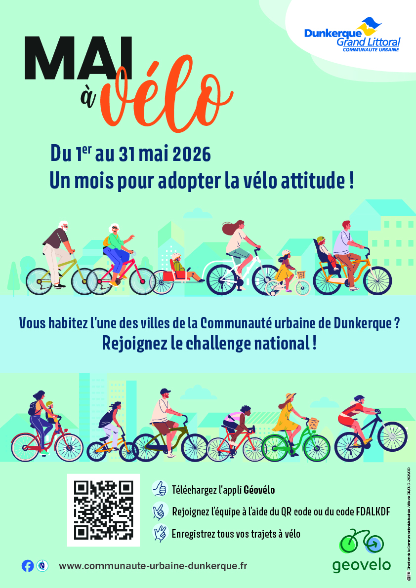 𝗠𝗮𝗶 𝗮̀ 𝘃𝗲́𝗹𝗼 : 𝗿𝗲𝗷𝗼𝗶𝗴𝗻𝗲𝘇 𝗹𝗲 𝗰𝗵𝗮𝗹𝗹𝗲𝗻𝗴𝗲 ! 🚲