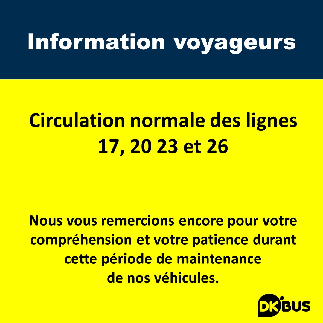 Info trafic DK’BUS